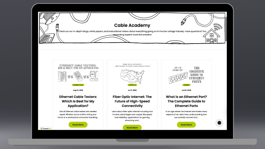cable academy screen