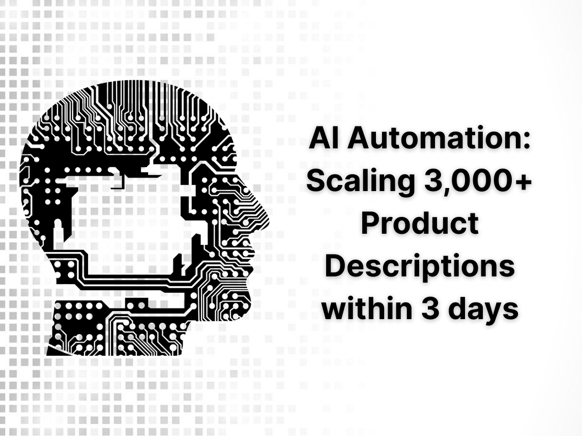 Scaling 3,000+ Shopify Product Descriptions with AI and Improving SEO 8 Scaling 3,000+ Shopify Product Descriptions with AI and Improving SEO